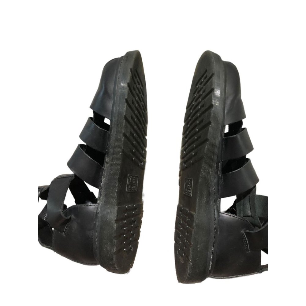 NWOB Dr. Martens Geraldo Brando Gladiator Leather Black Sandal Men’s Size 12 - Picture 5 of 10